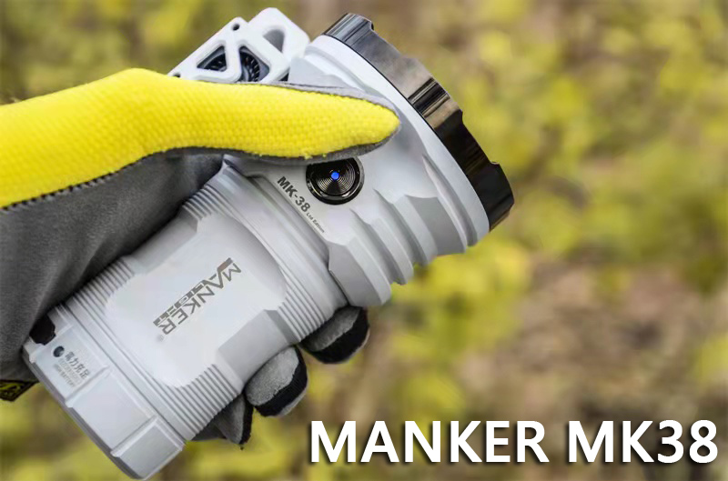 (白色-高亮直充版) Manker MK38 41500流明 850米 XHP70.2*8 超亮搜救強光手電筒 IPX8防水 USB-C 充放電