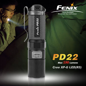 【停產】Fenix PD22 戰術手電筒
