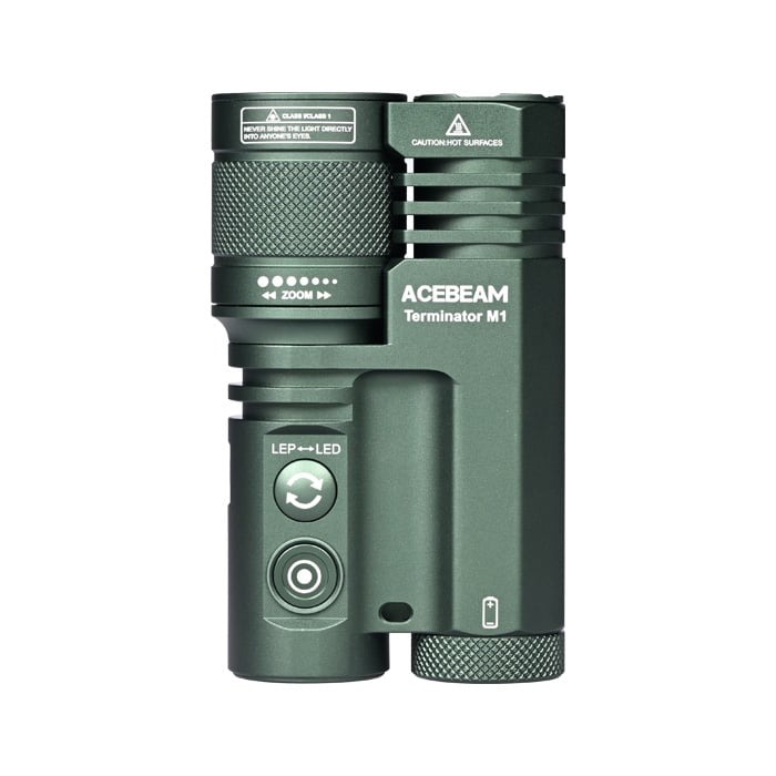 ACEBEAM Terminator M1 日亞519A 2300流明 1600米 雙光源變焦手電筒 LEP/LED一鍵切換 ACEBEAM M1