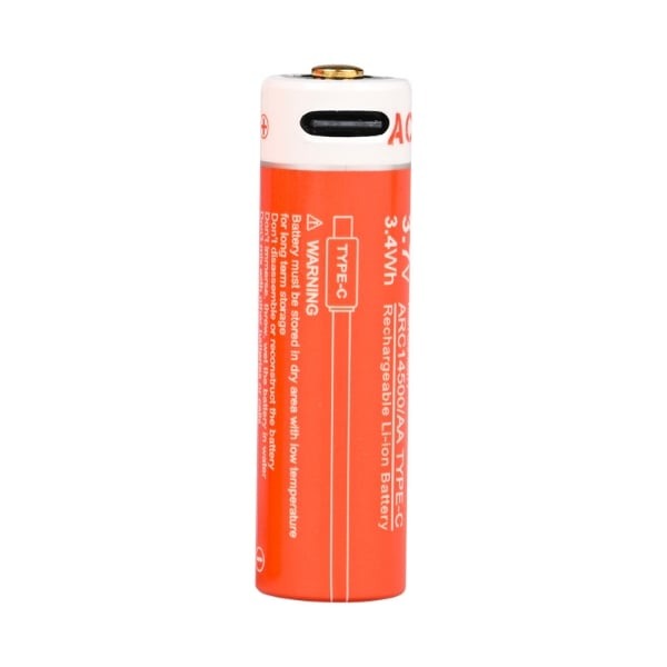 Acebeam ARC14500/AA 14500 920mAh TYPE-C 充電 適用 Rider RX 手電筒 Pokelit AA