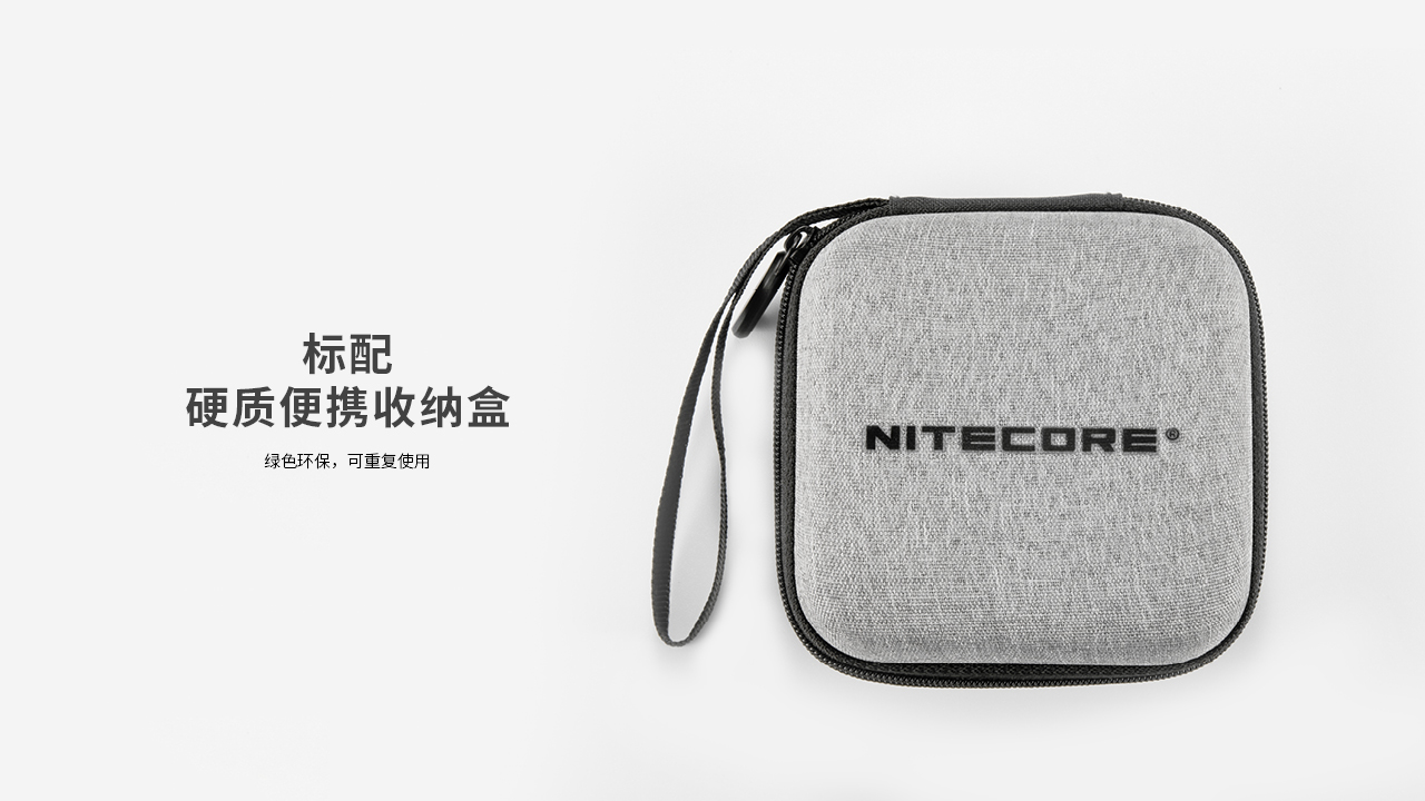 NITECORE 硬質頭燈收納盒 收納包 輕便拉鍊包  NU25 UT27 HC65 UHE 多款頭燈可放