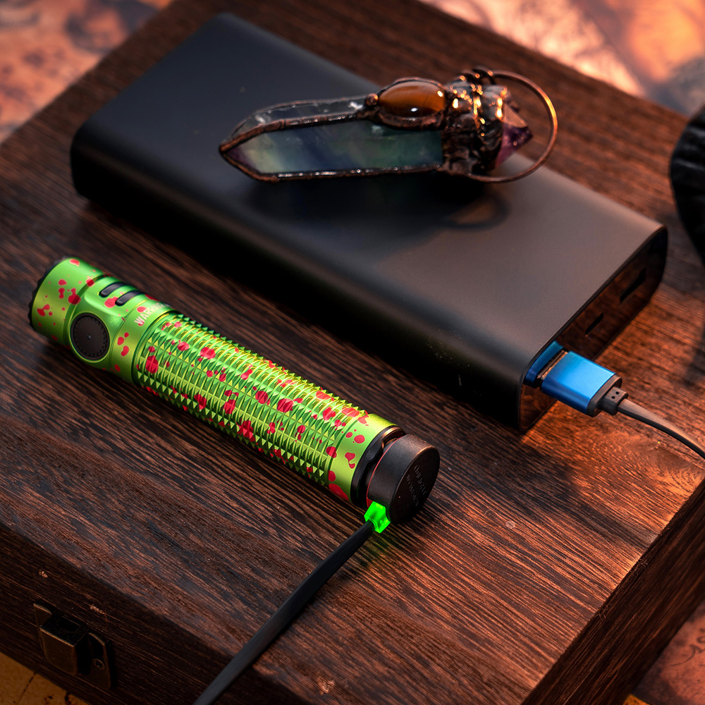 OLIGHT WARRIOR MINI 3 【Zombie Green 限量僵屍綠】1750流明 240米 戰術手電筒 一鍵高亮 18650 USB