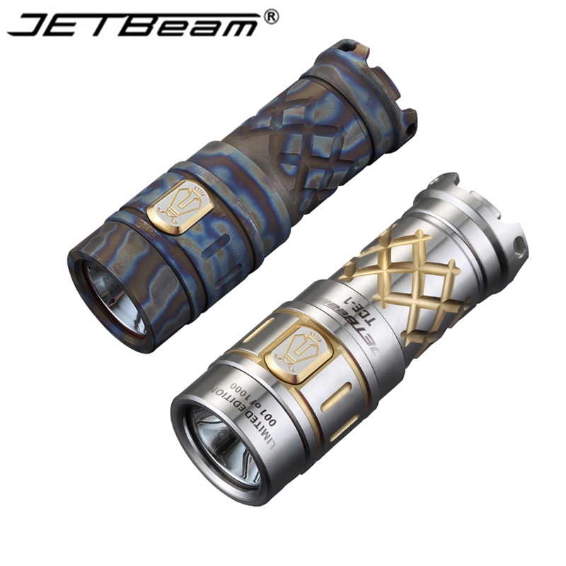 全球限量JETBeam TCE-1 燒鈦版鈦合金600流明16340 電筒王www.wii.tw